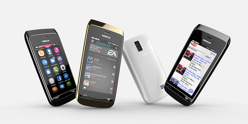 Nokia công bố điện thoại Asha mới